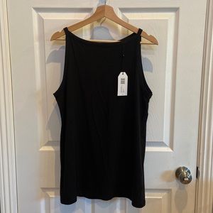 NWT Elevated High Neck Tank Black Size S